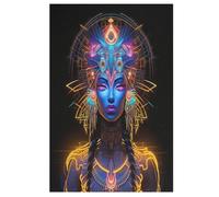 Jigsaw Puzzles for Adults Egyptian Goddess 1000 Piece Jigsaw Puzzle Suitable for Adults And Children over 12 Years Old Wooden Puzzles Great Gift for Adults （78×53cm）