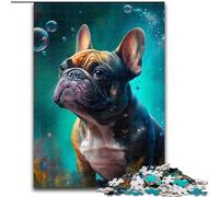 Jigsaw Puzzles for Adults Fantasy Bulldog Puzzles for Adults size 26x38cm Erfect for Home Decor, Birthdays, Holidays, And Gifts
