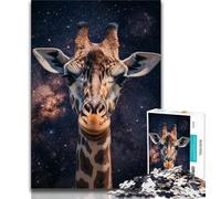 Jigsaw Puzzles for Adults Fantasy Giraffe 1000 Piece Puzzle,Learning Educational Toys Family Games Gifts for Friends And Family (size 75x50cm)