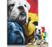 Jigsaw Puzzles for Adults Fantasy Pug, Toys Educational Games Stress Relieving,is Ideal As Gifts for The Whole Family for Age 14+ 38x26cm