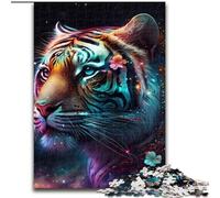 Jigsaw Puzzles for Adults Fantasy Tiger cardboard Jigsaw Puzzles size : 38x26cm Challenging Brain Teaser for Teenagers, Family Fun Interactive Game