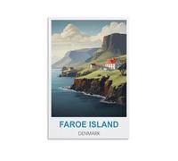 Jigsaw Puzzles for Adults，Faroe Island Denmark Educational Game jigsaw puzzle Suitable for Decompression and Wall Decor 38x26cm