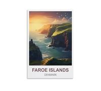 Jigsaw Puzzles for Adults，Faroe Islands Denmark Puzzles for Adults, Challenging Puzzles, Puzzle Game for The Whole for Women,Gifts for Men 38x26cm