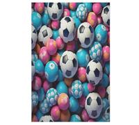 Jigsaw Puzzles for Adults Football Pattern 1000 Piece Jigsaw Puzzle Suitable for Adults And Children over 12 Years Old Wooden Puzzles Great Gift for Adults （78×53cm）