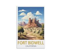 Jigsaw Puzzles for Adults，Fort Bidwell California，Puzzles Micro Pieces Challenging Difficult Puzzles Christmas Birthday Gift Game Toys 52x38cm