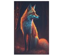 Jigsaw Puzzles for Adults Fox 1000 Piece Jigsaw Puzzle Suitable for Adults And Children over 12 Years Old Wooden Puzzles Great Gift for Adults （78×53cm）