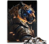 Jigsaw Puzzles for Adults Future Tiger Help The Brain Exercise Addictive Toys to Cultivate Patience Suitable for Couples 26x38cm