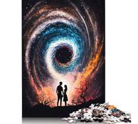 Jigsaw Puzzles for Adults Galactic Love Story Puzzles for Adults 500 Pieces Creative Wooden Puzzles Intellectual Toy Family Games 500pcs (52x38cm)