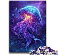 Jigsaw Puzzles for Adults Galaxy Jellyfish Challenging To Complete But Fun And Humorous Unique Home Decor And Gifts 50x75cm