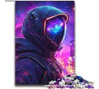 Jigsaw Puzzles for Adults Galaxy Space Warrior Challenging To Complete But Fun And Humorous Unique Home Decor And Gifts 70x100cm