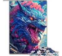 Jigsaw Puzzles for Adults Giant Wolf Monster, Educational Toys for Is Ideal As A Gift for The Whole Family for And 14 Years Old (Size 50x75cm)