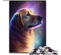 Jigsaw Puzzles for Adults Golden Retriever Cloud Impossible Jigsaw Puzzles for Adults size 26x38cm Perfect for Teenagers & Collectors, Ideal Home Decor & Travel Gift