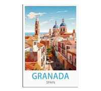 Jigsaw Puzzles for Adults，Granada Spain Puzzles Micro Pieces Challenging Difficult Puzzles Christmas Birthday Gift Game Toys 26x38cm