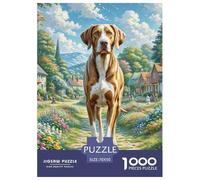Jigsaw Puzzles for Adults Great Dane 1000 Piece Jigsaw Challenge Toy Scenic Scene Theme Home Decoration Gifts for Men for Both Adults And Children 70x50cm/1000pcs