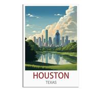 Jigsaw Puzzles for Adults，Houston Texas Challenging Puzzles for Family Game Night, Home Décor 26x38cm