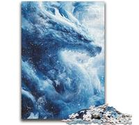 Jigsaw Puzzles for Adults Ice Dragon Puzzles for Adults,learning Educational for Is Ideal As A Gift for The Whole Family (38x26cm)