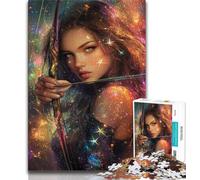 Jigsaw Puzzles for Adults Indian Princess 1000 Pieces for Adults,Stress Reliever Staycation Kill Time Home Decoration Toys (size 75x50cm)