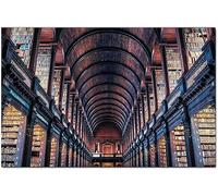 Jigsaw Puzzles for Adults Ireland Dublin Trinity College Library Landscape Puzzles Educational Games Brain Challenge Home Decoration Funny Game Best Gift for Teen_500pcs