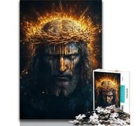 Jigsaw Puzzles for Adults Jesus 1000 Piece Puzzle,Learning Educational Toys Family Games Gifts for Friends And Family (size 38x26cm)
