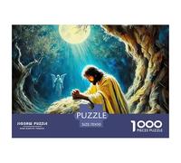 Jigsaw Puzzles for Adults Jesus - Religion 1000 Piece Jigsaw Challenge Toy Christian Themes Home Decoration Ladies' Gifts for Both Adults And Children 70x50cm/1000pcs