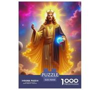 Jigsaw Puzzles for Adults Jesus - Religion 1000 Pieces Puzzle Games Christian Themes Home Decoration Ladies' Gifts for Both Adults And Children 70x50cm/1000pcs