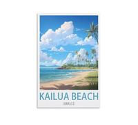 Jigsaw Puzzles for Adults,Kailua Beach Hawaiis,Puzzles Micro Pieces Challenging Difficult Puzzles Christmas Birthday Gift Game Toys 52x38cm