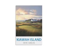 Jigsaw Puzzles for Adults，Kiawah Island South Carolina Golf Puzzles Micro Pieces Challenging Difficult Puzzles Christmas Birthday Gift Game Toys 38x52cm