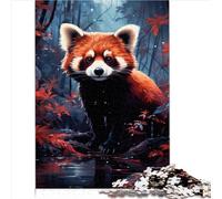 Jigsaw Puzzles for Adults Kids Colorful Red Panda 1000 Piece Puzzles wooden Jigsaw Family Games Puzzle Brain Challenge (size 75x50cm)