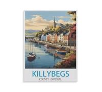 Jigsaw Puzzles for Adults,Killybegs County Donegal,1000 Pieces Wooden Jigsaw Puzzle for Adults and Kids Educational Puzzle Decorations Gift(75x50cm)-GT53