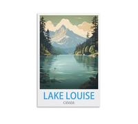 Jigsaw Puzzles for Adults,Lake Louise Canada,Puzzles Micro Pieces Challenging Difficult Puzzles Christmas Birthday Gift Game Toys 38x26cm