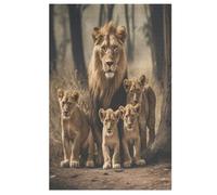 Jigsaw Puzzles for Adults Lion 1000 Piece Jigsaw Puzzle Suitable for Adults And Children over 12 Years Old Wooden Puzzles Great Gift for Adults （78×53cm）