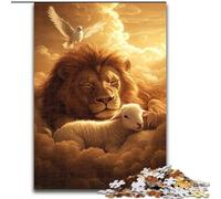 Jigsaw Puzzles for Adults Lion Art, Educational Toys for Is Ideal As A Gift for The Whole Family for And 14 Years Old (Size 50x75cm)