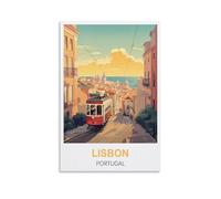 Jigsaw Puzzles for Adults,Lisbon Portugal Posters Paper Jigsaw Puzzle 1000 Pieces Adult Toys Decompression Game 38x26cm