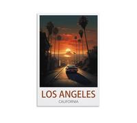 Jigsaw Puzzles for Adults，Los Angeles California Puzzles Micro Pieces Challenging Difficult Puzzles Christmas Birthday Gift Game Toys 38x52cm