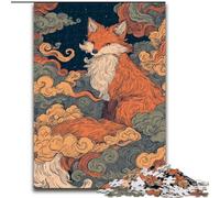 Jigsaw Puzzles for Adults Magic Fox, Family Game Stress Reliever Difficult Challenge A Work of Art for Ages 14+ (Size 26x38cm)