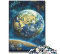 Jigsaw Puzzles for Adults Magical Earth Help The Brain Exercise Addictive Toys to Cultivate Patience Suitable for Couples 26x38cm