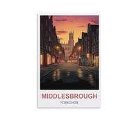 Jigsaw Puzzles for Adults，Middlesbrough Yorkshire Posters Puzzles for Adults, Challenging Puzzles, Puzzle Game for The Whole for Women,Gifts for Men, 52x38CM