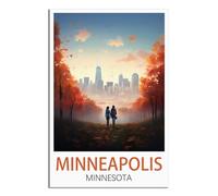 Jigsaw Puzzles for Adults，Minneapolis Minnesota Puzzles Micro Pieces Challenging Difficult Puzzles Christmas Birthday Gift Game Toys 50x70cm