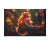 Jigsaw Puzzles for Adults Monkey 1000 Piece Jigsaw Puzzle Suitable for Adults And Children over 12 Years Old Wooden Puzzles Great Gift for Adults （75×50cm）