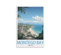 Jigsaw Puzzles for Adults，Montego Bay Jamaica Challenging Puzzles for Family Game Night, Home Décor 26x38cm