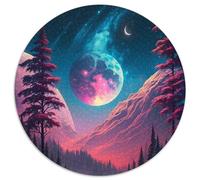 Jigsaw Puzzles for Adults Moonlight in The River Challenging Puzzles Challenging DIY Brain Teaser, Interactive Family Game (67.5x67.5cm)