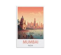 Jigsaw Puzzles for Adults，Mumbai India Puzzles Micro Pieces Challenging Difficult Puzzles Christmas Birthday Gift Game Toys 70x100cm