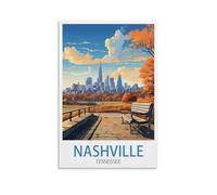 Jigsaw Puzzles for Adults，Nashville City Tennessee Challenging Puzzles for Family Game Night, Home Décor 50x70cm