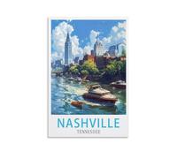 Jigsaw Puzzles for Adults，Nashville Tennessee Puzzles Micro Pieces Challenging Difficult Puzzles Christmas Birthday Gift Game Toys 50x70cm