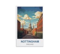 Jigsaw Puzzles for Adults,Nottingham England Posters Puzzles for Adults, Challenging Puzzles, Puzzle Game for The Whole for Women,Gifts for Men, 70x50CM