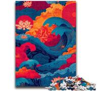Jigsaw Puzzles for Adults Ocean Waves Challenging To Complete But Fun And Humorous Unique Home Decor And Gifts 50x75cm