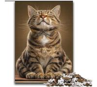 Jigsaw Puzzles for Adults Orange Cat Taking Selfie Challenging To Complete But Fun And Humorous Unique Home Decor And Gifts 70x100cm