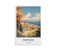 Jigsaw Puzzles for Adults，Paphos Cyprus Posters Puzzles for Adults Educational Game Challenge Toy 1000 Pieces 70x50CM