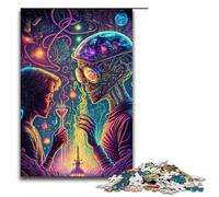 Jigsaw Puzzles for Adults Piece Alien Monster Wooden Jigsaw Brain Teaser Game for Teenagers Perfect 1000 PCS(75x50cm)