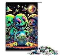 Jigsaw Puzzles for Adults Piece Alien Monster Wooden Jigsaw Brain Teaser Game for Teenagers Perfect 1000 PCS(75x50cm)